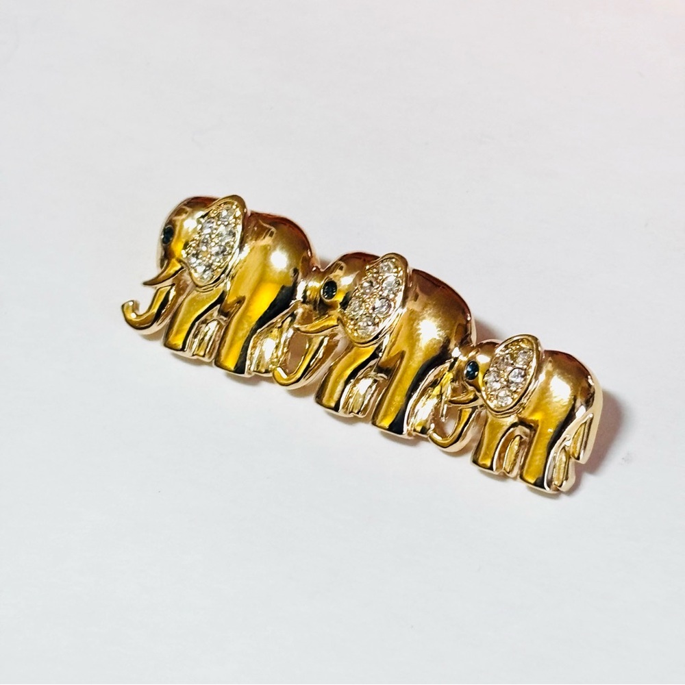 Vintage Roman Elephant Brooch